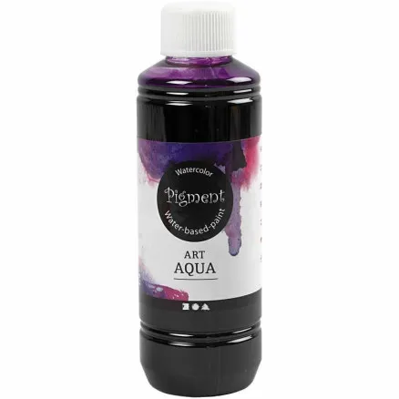 Liquid watercolour paint, red-violet, 250 ml / 1 bottle.