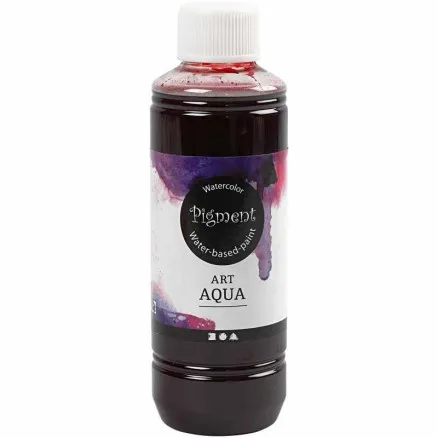 Liquid watercolour paint, red, 250 ml / 1 bottle.