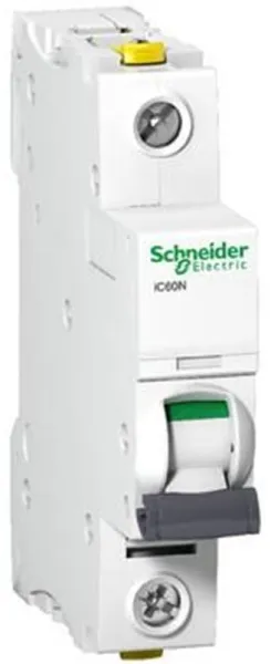 Schneider Electric Acti9 Installatieautomaat iC60N, 1P 13A C, met dubbele klem, 18 mm