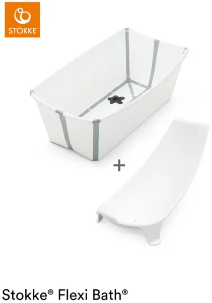 Flexi Bath et Newborn Support - blanc