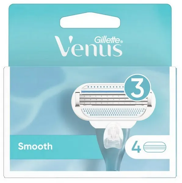 Gillette - Venus Smooth Lames de rasoir - 4 Paquet