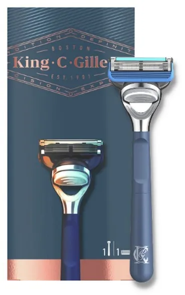 Gillette - King C. Rasoir - 5 Lames