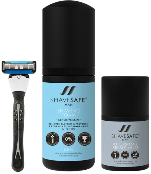 ShaveSafe Man Kit - Peau Sensible
