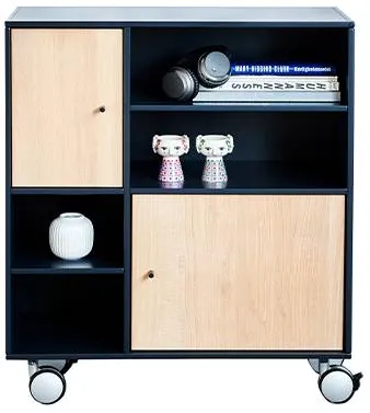 Libreria Kidi Square Classic con ruote - 34 cm