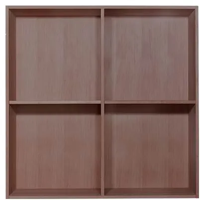 Libreria Kidi - Rovere massiccio a giunzioni a dita - Finitura leggermente affumicata - 34 cm