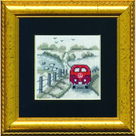 Permin Embroidery Kit VW 11x11cm