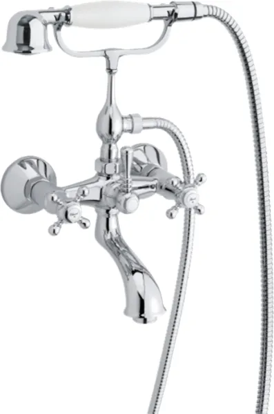 Damixa Tradition miscelatore doccia per vasca/doccia con doccetta, cromo
