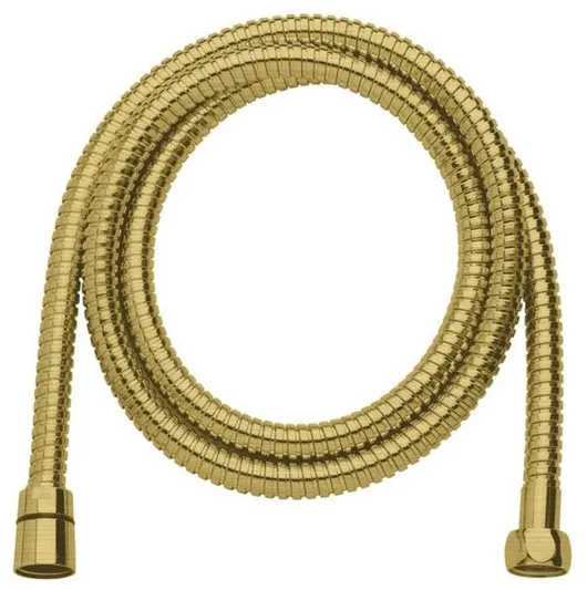 Damixa tubo doccia in metallo 1500 mm, ottone spazzolato PVD