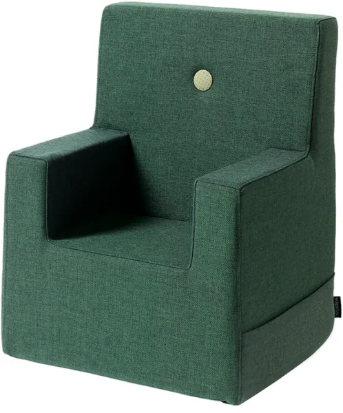 Chaise pour enfant XL - vert/vert clair bouton