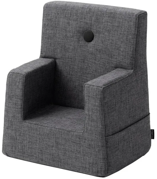 Chaise pour enfant - gris foncé/gris noir bouton