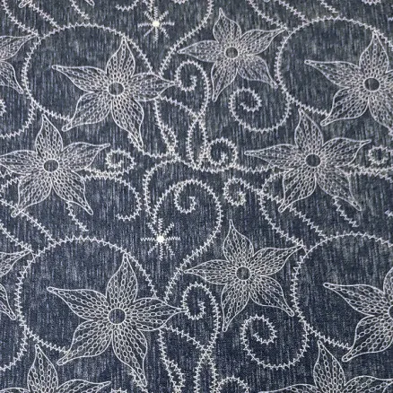 Denimstof 145cm 61 Print - 50cm