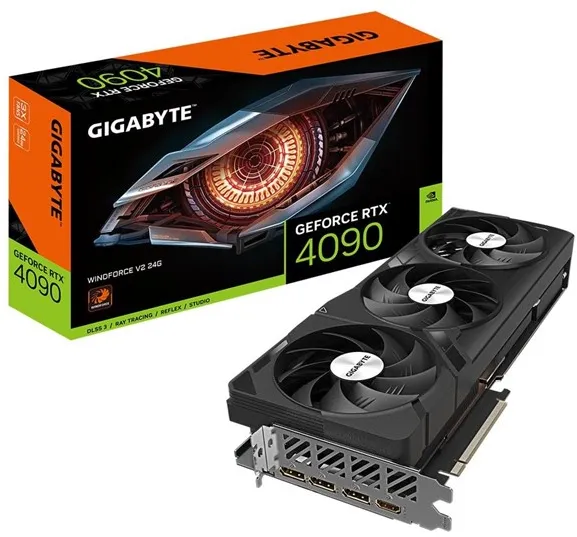GIGABYTE GeForce RTX 4090 WindForce V2 - 24GB GDDR6X RAM - Carte graphique