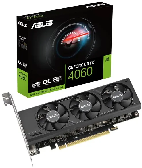 ASUS GeForce RTX 4060 Low Profile OC - 8GB GDDR6 RAM - Carte graphique