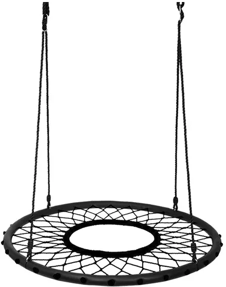 Nordic Play Net Round Swing with Hole Ø100 cm Active