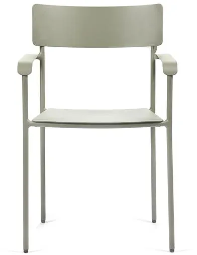 Serax August Garden Chair With Armrests S Eucalyptus Green