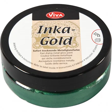 Inka Gold, smeraldo, 50 ml/ 1 barattolo.