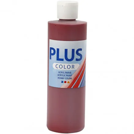 Plus Color vernice per hobby, rosso antico, 250 ml/1 fl.