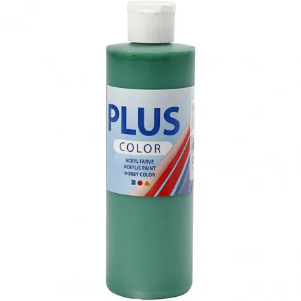 Plus Color vernice per hobby, verde brillante, 250 ml/1 fl.