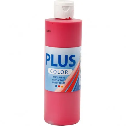 Plus Color vernice per hobby, rosso primario, 250 ml/1 fl.