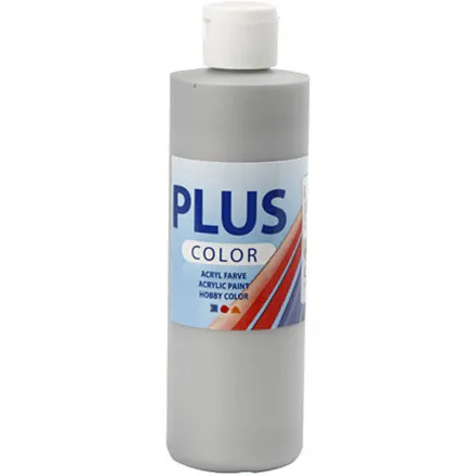 Plus Color Vernice per hobby, Argento, 250 ml/1 fl.