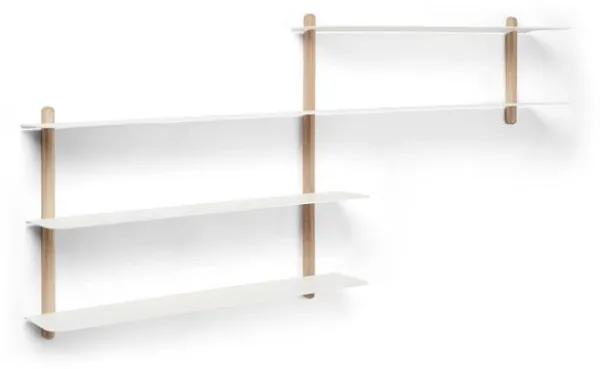 Gejst Nivo Shelf B Light Oak/White