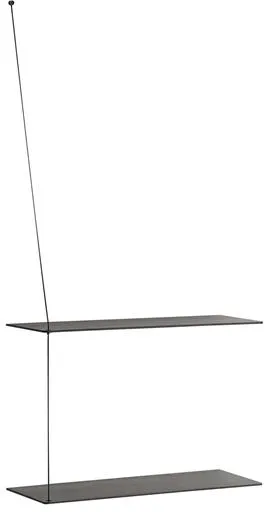 Woud Stedge Shelf Black 60 Cm