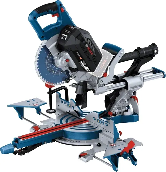 Bosch akkumulátoros gérvágó és keresztvágó fűrész GCM 18V-216 DC SOLO