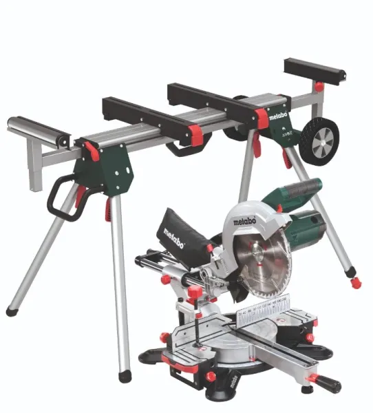 Metabo gérvágó és keresztvágó fűrész KGS 254 M KSU 251 munkapaddal