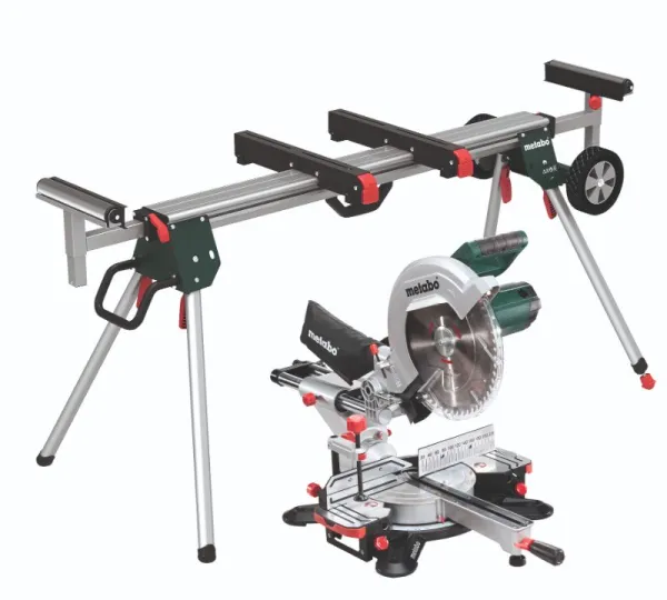 Metabo Gérvágó és keresztvágó fűrész KGS 305 M KSU 401 munkapaddal