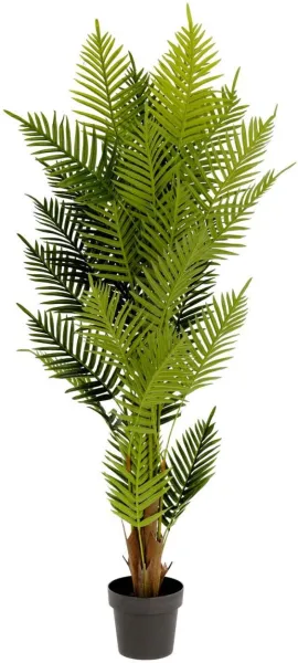 Palmera, τεχνητό φυτό, πράσινο/μαύρο, H150x70x70 cm