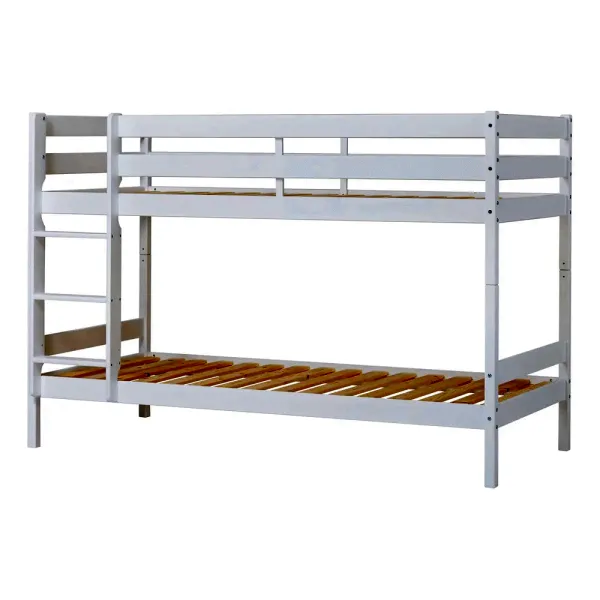 Bunk bed incl. base, Eco comfort 90x200 cm - White