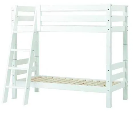 Hoppekids ECO Luxury bunk bed with slanted ladder - 120x200