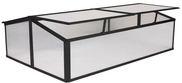 Mini-serre noire 120x80x37cm