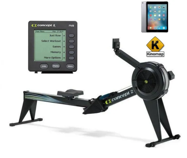Concept2 Model D PM5 Rameur Haut Noir