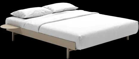 MOEBE Bed Frame 90-180 cm Sand