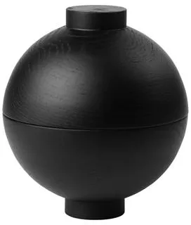 Kristina Dam Studio Wooden Sphere Misa Czarny Dąb XL