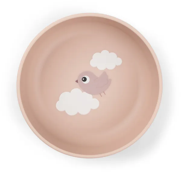 Foodie miska Happy clouds Pudrowy
