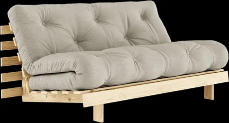 Karup Design Roots Canapé-lit avec Matelas 160x200 914 Lin/Pin