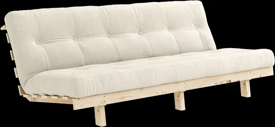 Karup Design Lean Canapé-lit avec Matelas Alpha 130x200 Lin/Brut