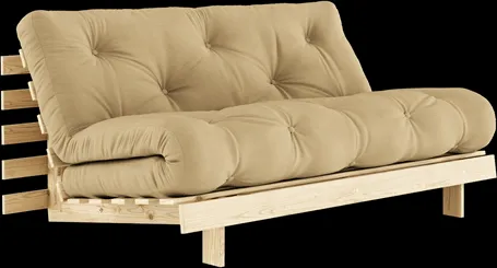 Karup Design Roots Canapé-lit avec Matelas 160x200 758 Wheat Beige/Pin