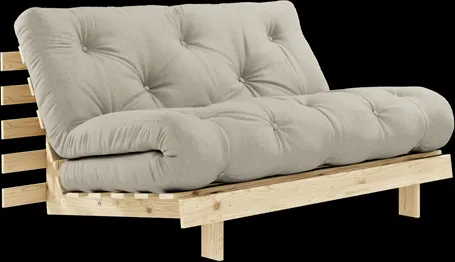 Karup Design Roots Canapé-lit avec matelas 140x200 914 Lin/Pin