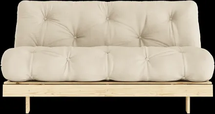 Karup Design Roots Canapé-lit avec Matelas 160x200 747 Beige/Pin