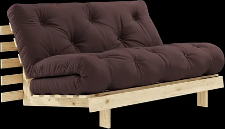 Karup Design Roots Canapé-lit avec Matelas 140x200 715 Marron/Pin