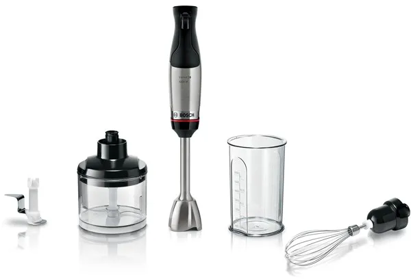 Mixeur plongeant Bosch ErgoMaster Série 6 MSM6M622 incl. hachoir et fouet - 1000 W