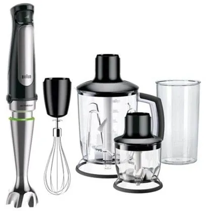 Mixeur plongeant Braun MultiQuick 7 MQ7045 Noir - 1000 W