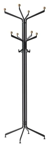 &Tradition Capture SC77 Coat Stand Graphite/Oak