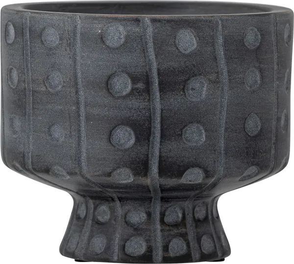 Rane, Flowerpot, grey, ceramic