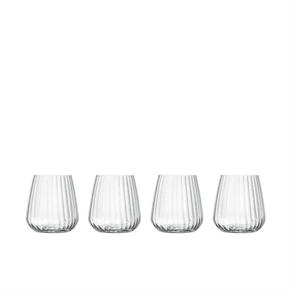Luigi Bormioli Optica verre à eau 45 cl lot de 4