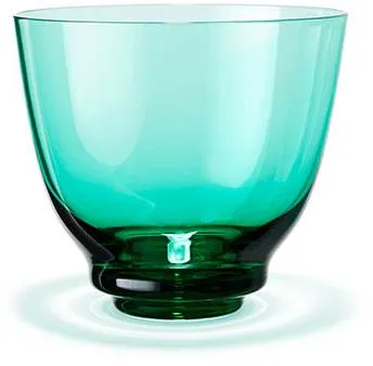 Verre à eau Holmegaard Flow 35 cl - Vert émeraude