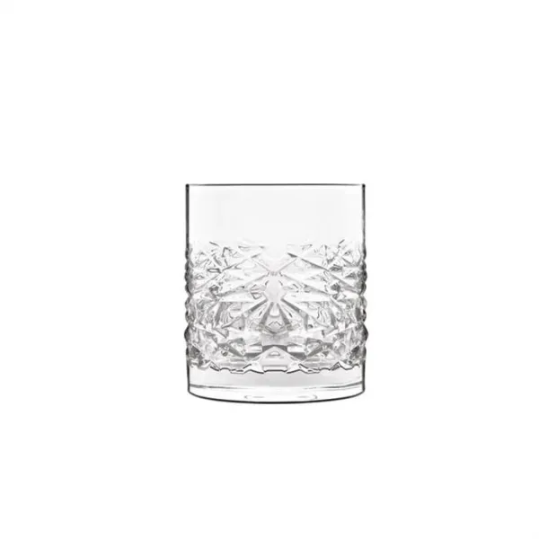 Luigi Bormioli Mixology textures Verre à eau/verre à whisky 38 cl - 4 pcs.